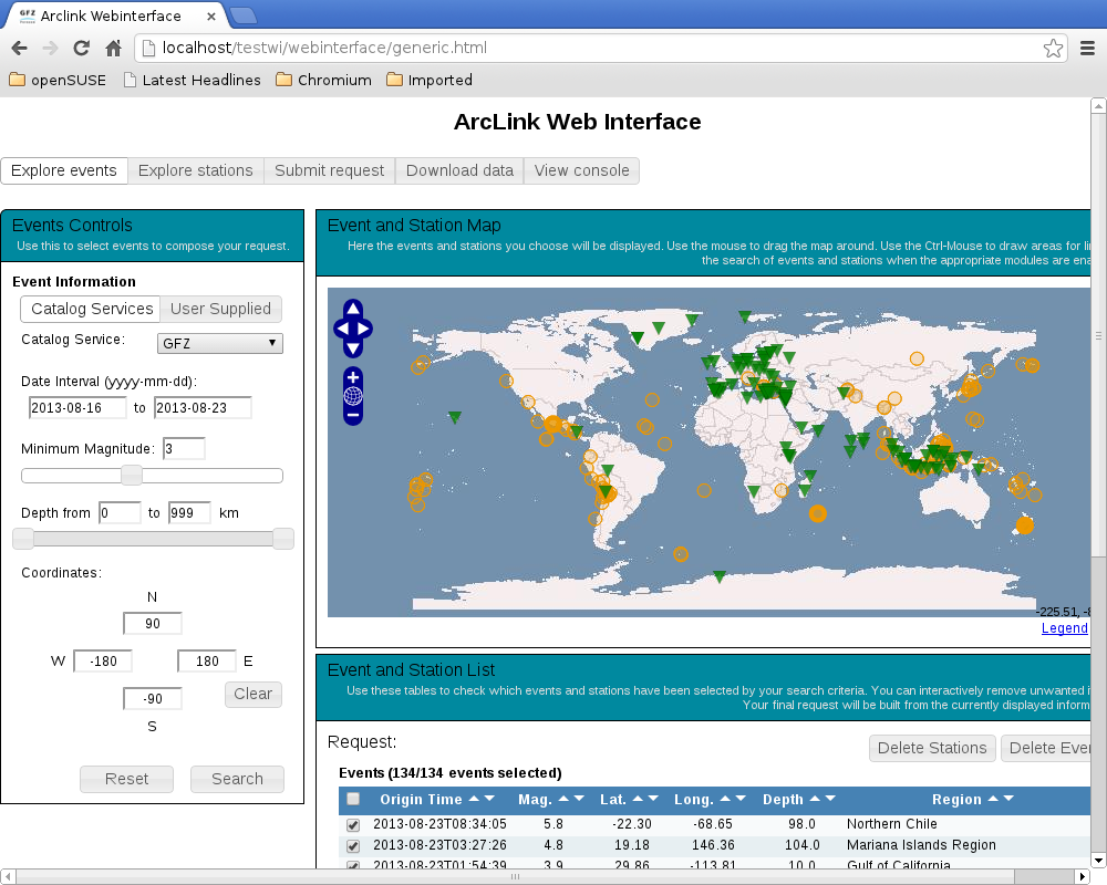 Screenshot of webdc3